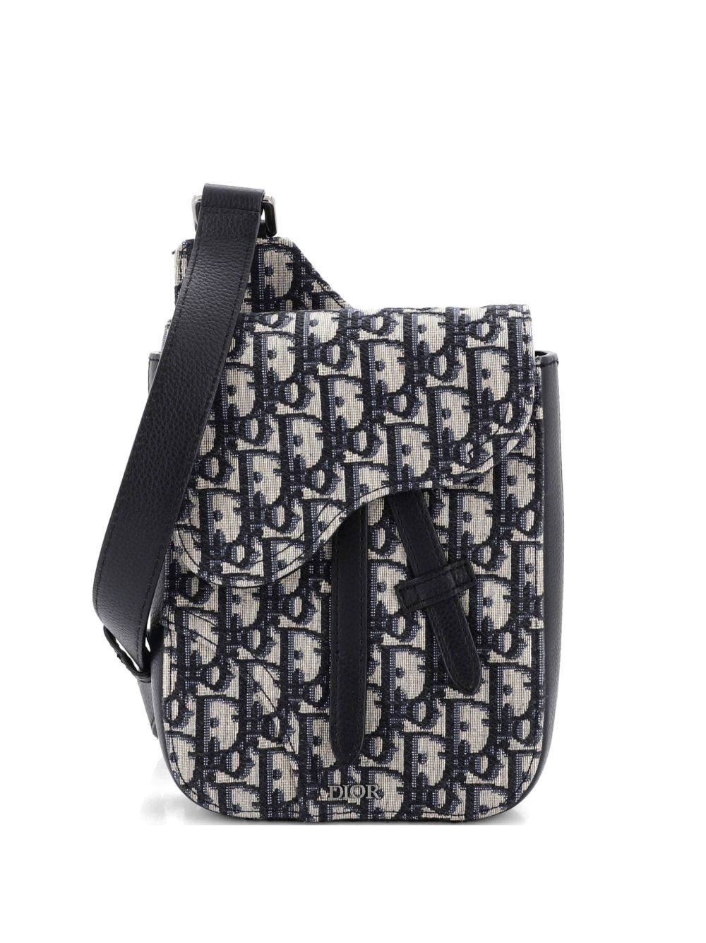 Saddle Rectangular Pouch Oblique Canvas crossbody bag