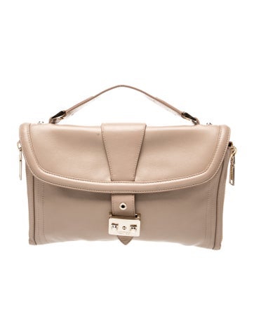 Leather Top Handle Bag