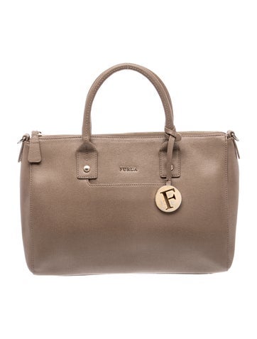 Leather Top Handle Bag