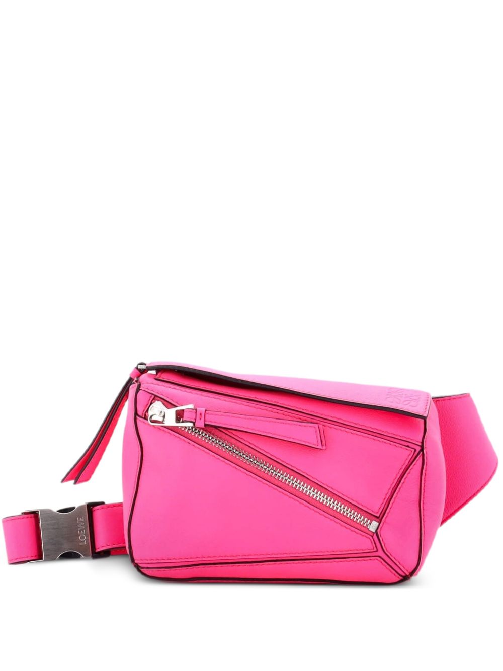 Puzzle Bumbag Leather Mini belt bag