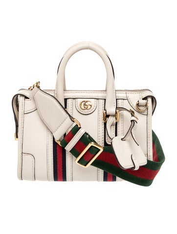 GG Canvas Linea Bauletto Handle Bag Small