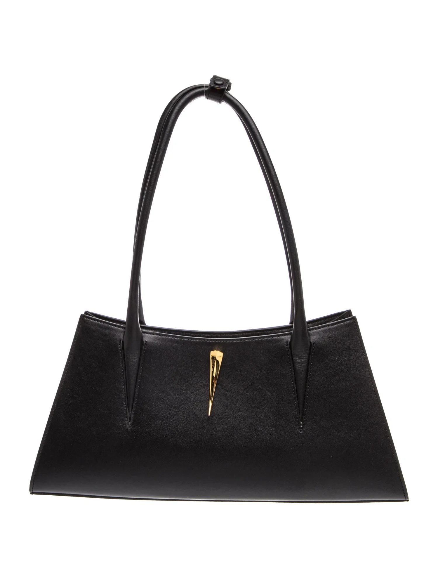 Mugler Leather Shoulder Bag