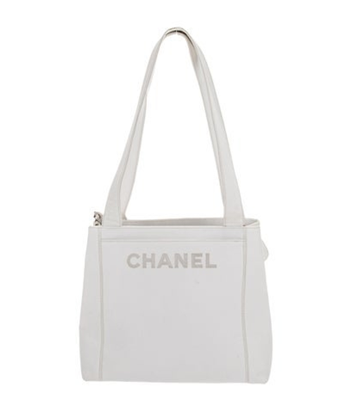 Chanel Caviar Logo Shoulder Bag