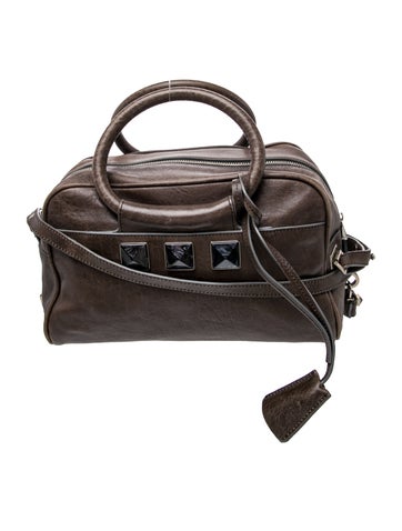 Leather Top Handle Bag