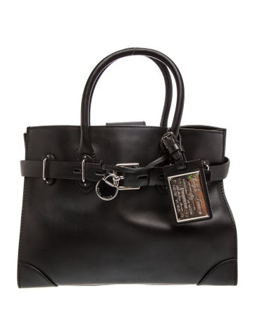 Leather Top Handle Bag