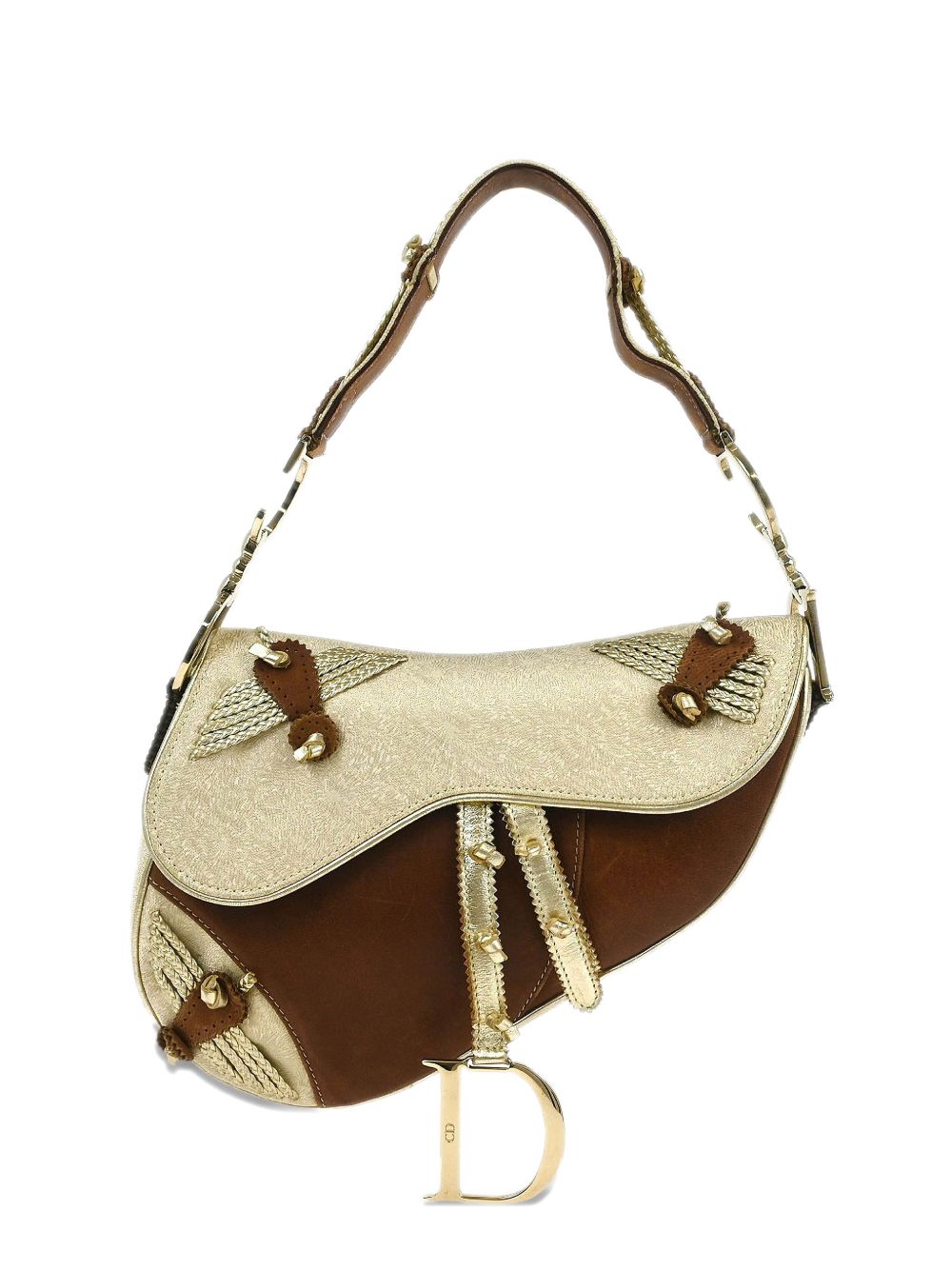 2003 charm-detail shoulder bag