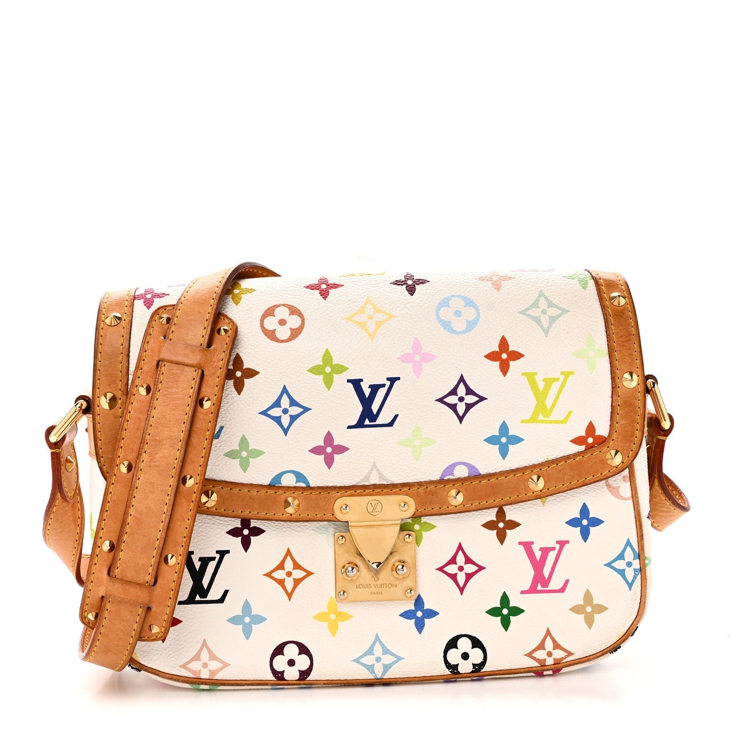 Louis Vuitton Monogram Multicolor Sologne White