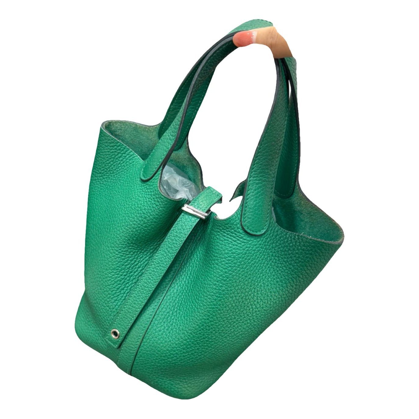 Picotin leather handbag