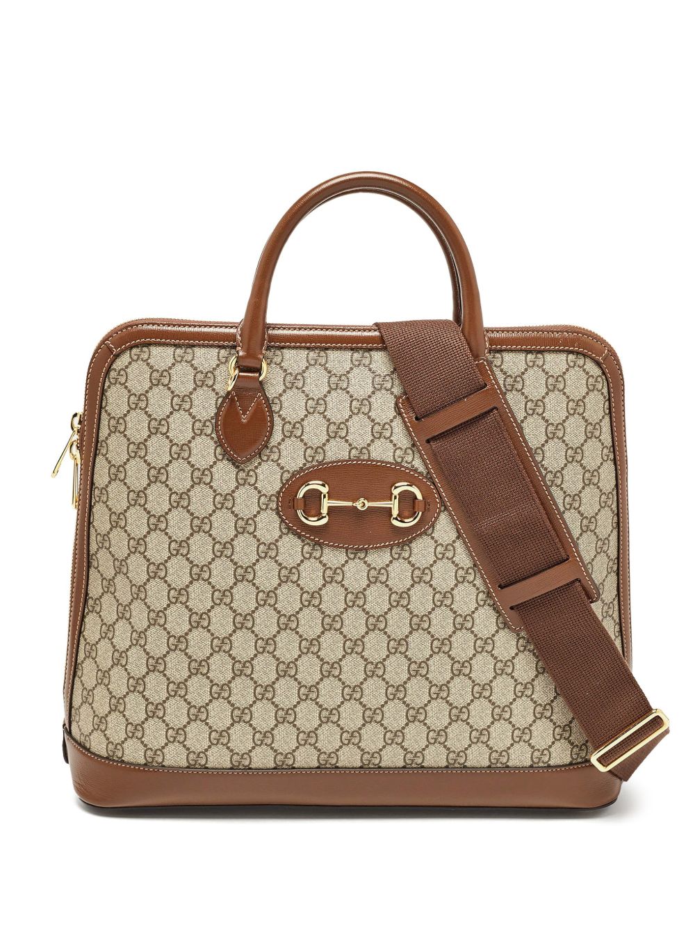 GG Supreme Canvas Horsebit 1955 two-way handbag