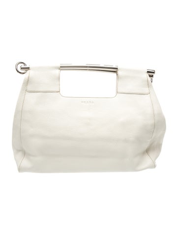 Vitello Daino Leather Bar Bag Large