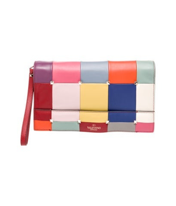 Valentino Leather Clutch