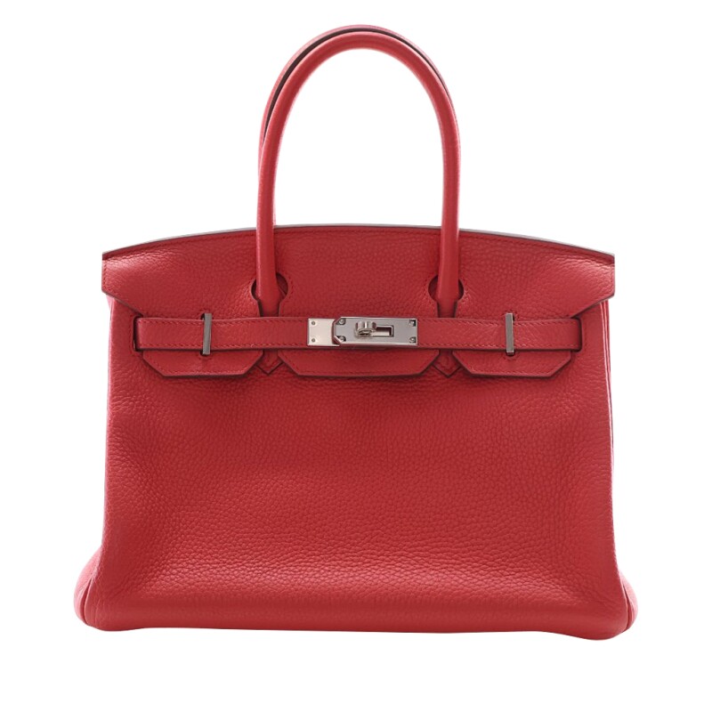Hermes Bouganvillier Clemence Togo Birkin 30 Palladium Hardware, 2019