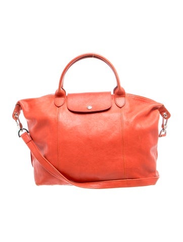 Longchamp Leather Top Handle Bag