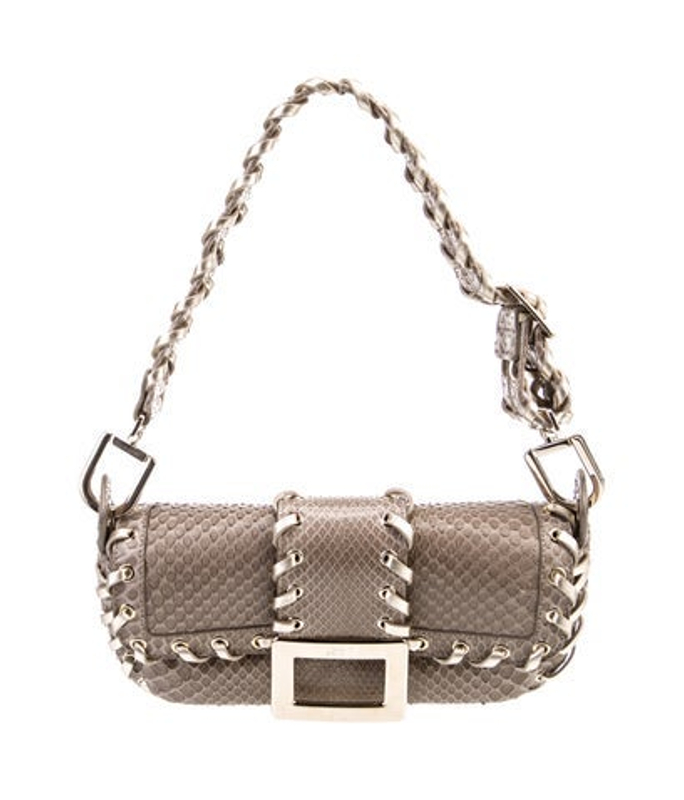 Roger Vivier Vivier Leather Shoulder Bag