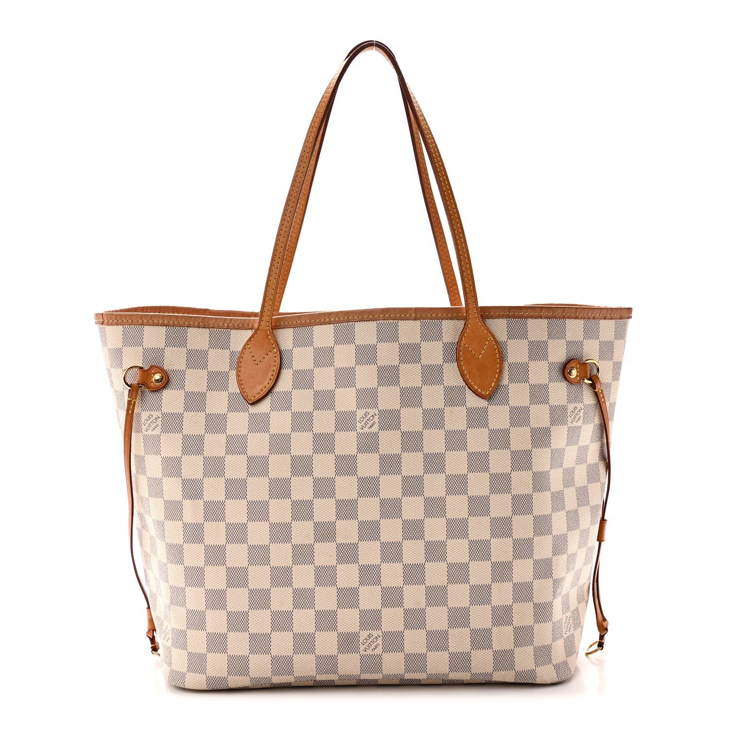 Louis Vuitton Damier Azur Neo Neverfull MM Rose Ballerine