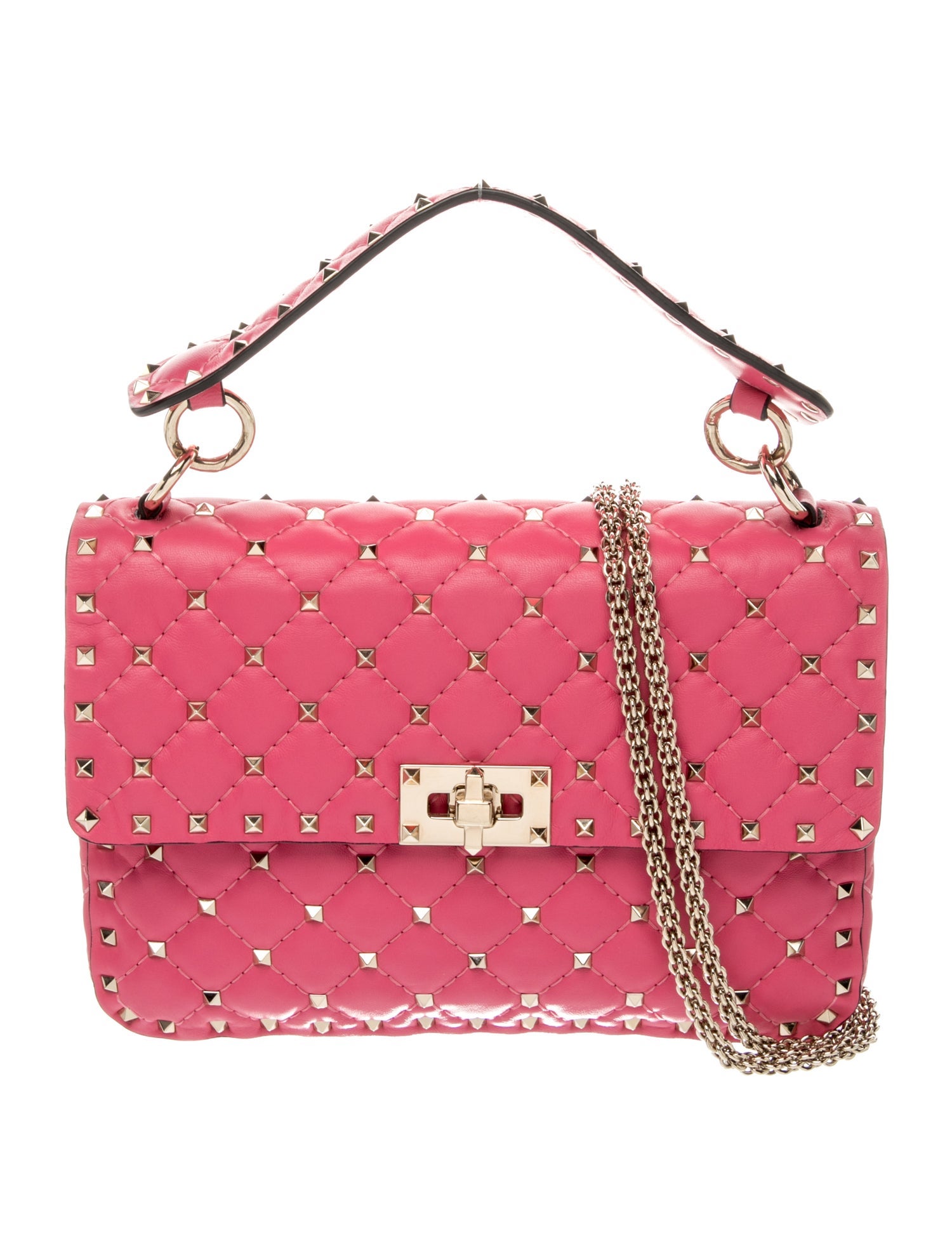 Rockstud Top Handle Bag