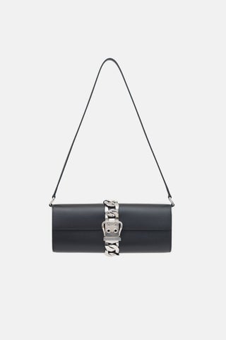 Noir Madame Boucle Sellier Chaine Bag