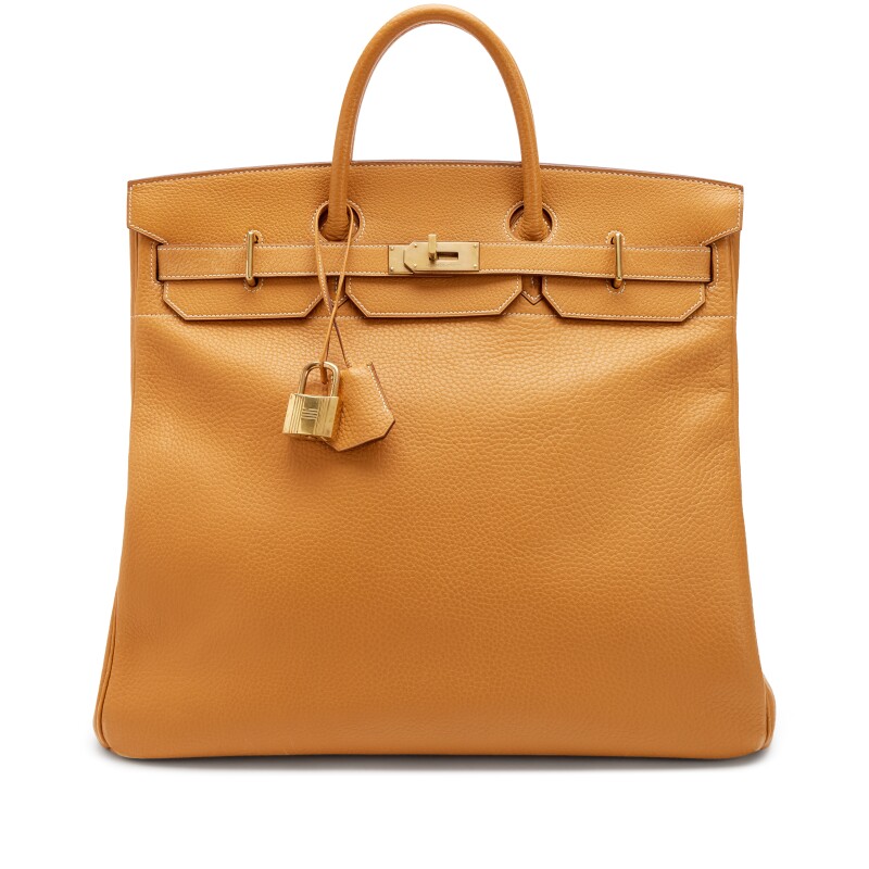 Vintage Sable Ardennes Birkin HAC Haut à Courroies 45 Gold Hardware, 1993
