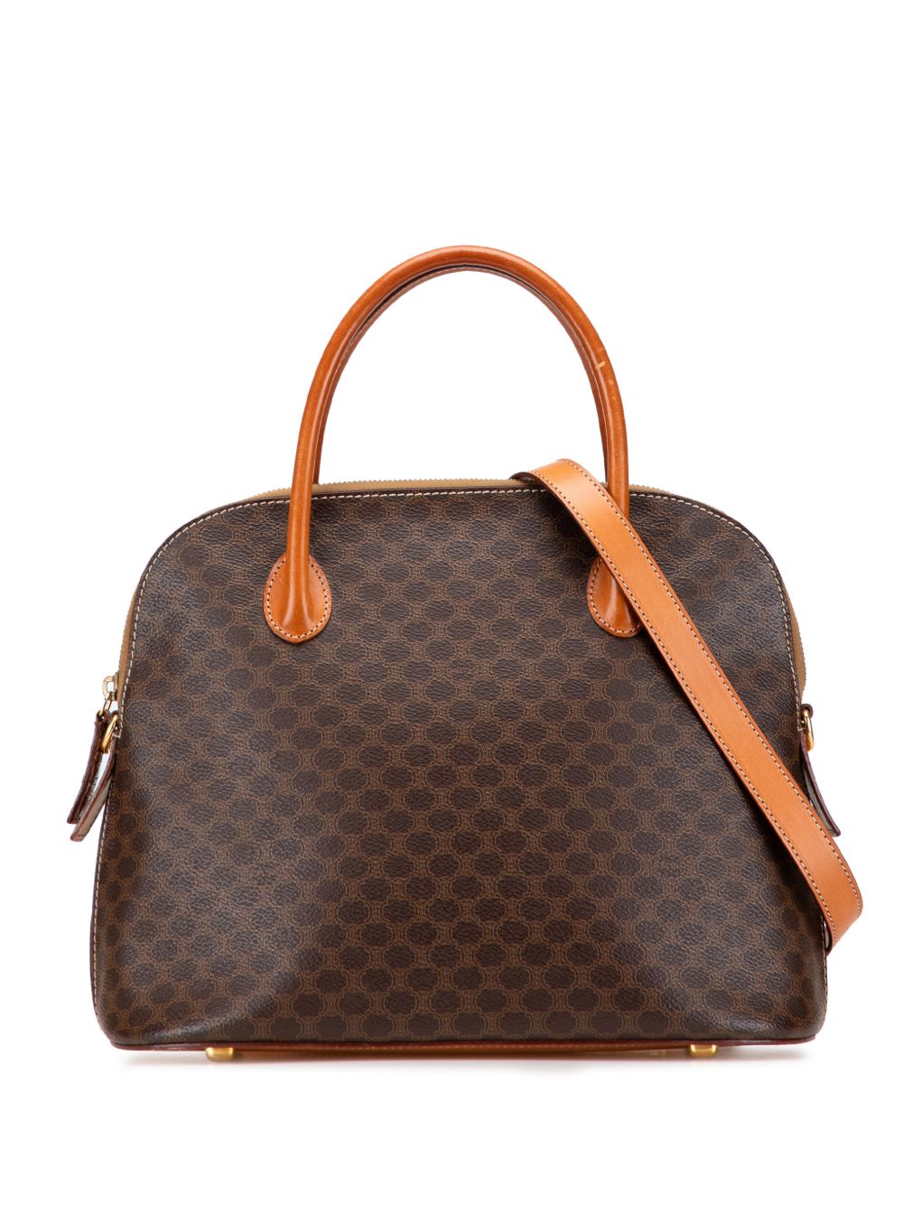 1995 Macadam Coated Canvas Dome satchel