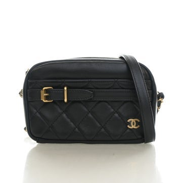 Calfskin Buckle Camera Case Bag Small