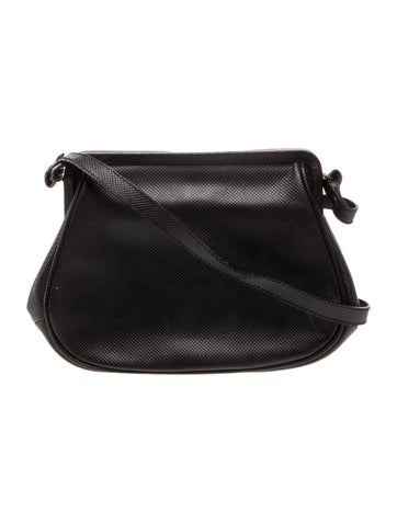Leather Intrecciato Shoulder Bag Small Vintage