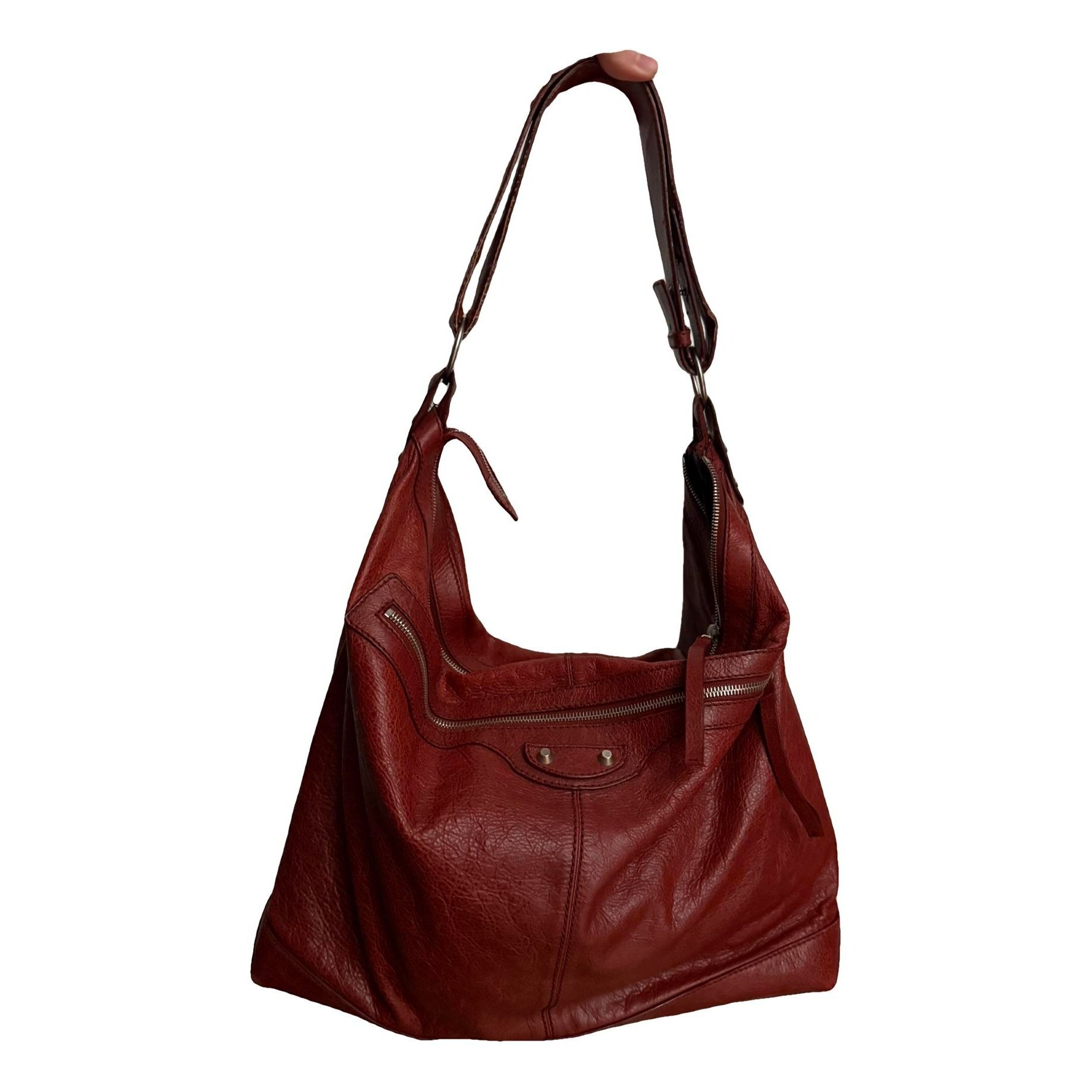 Courier XL leather handbag