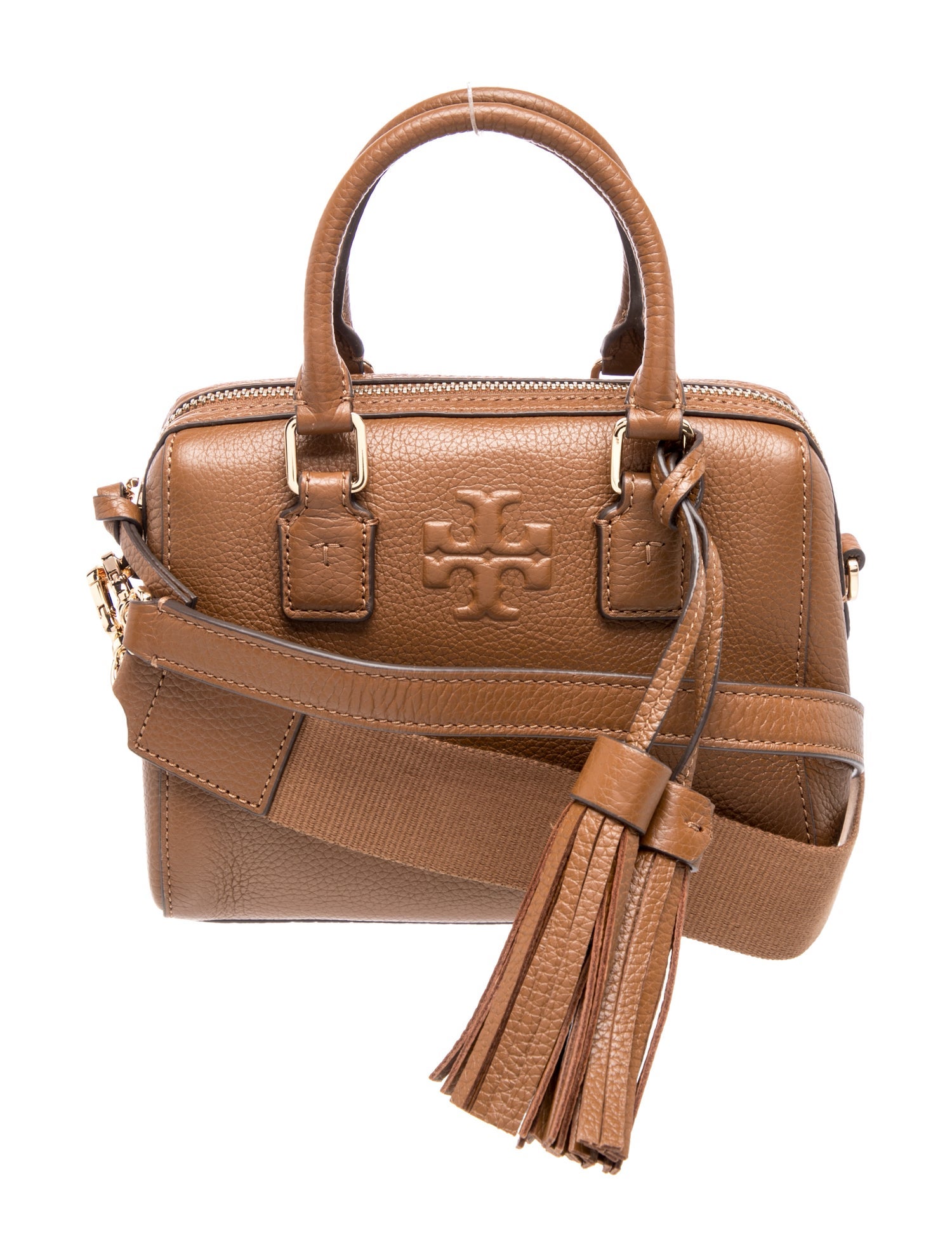 Leather Top Handle Bag