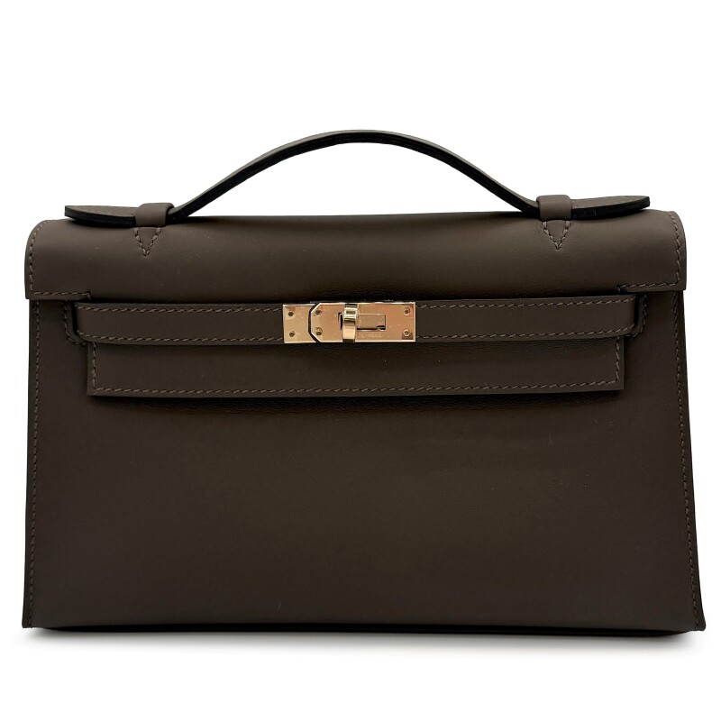 Vert Loden Swift Kelly Pochette Permabrass Hardware, 2026