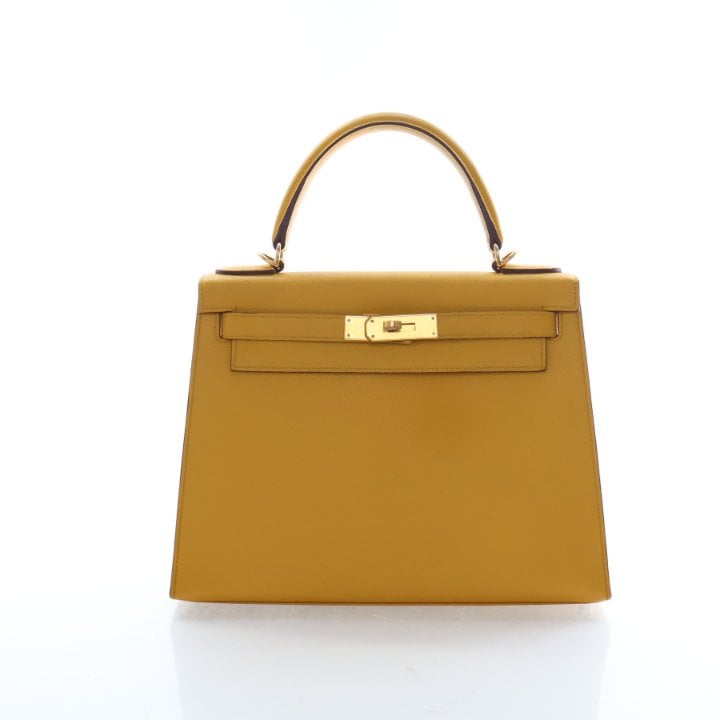 Hermes Jaune Ambre Epsom Sellier Kelly 28