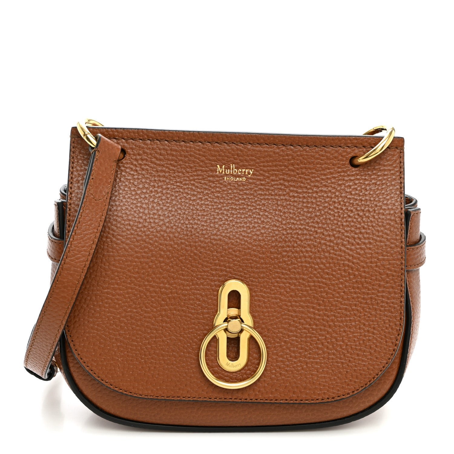 Mulberry Small Classic Grain Small Amberley Satchel Oak