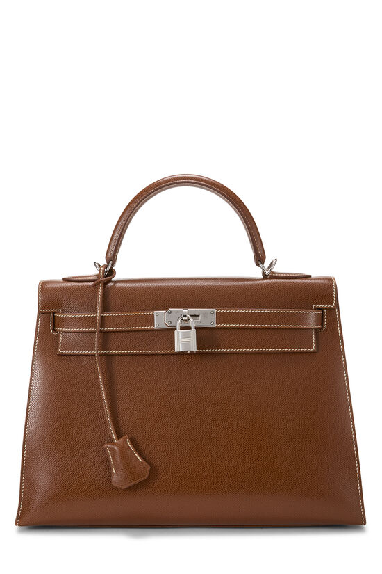 Hermes Noisette Courchevel Kelly Sellier 32