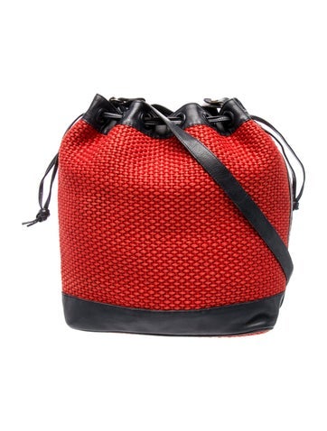 Raffia Bucket Bag