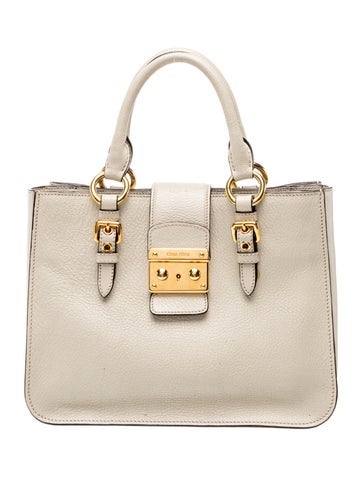 Leather Top Handle Bag