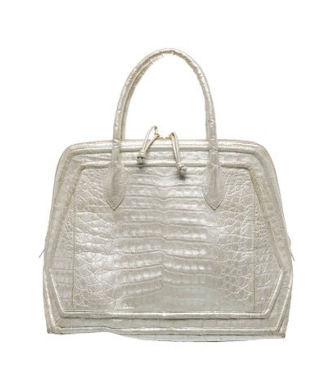 Nancy Gonzalez Gonzalez Crocodile Top Handle Bag
