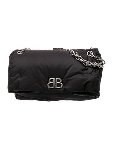 Nylon Nylon Large Monaco Chain Bag Large
