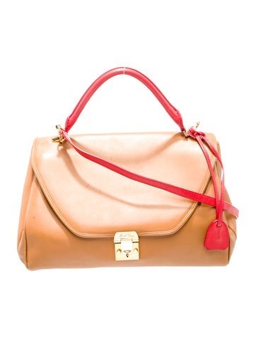 Mark Cross Leather Top Handle Bag