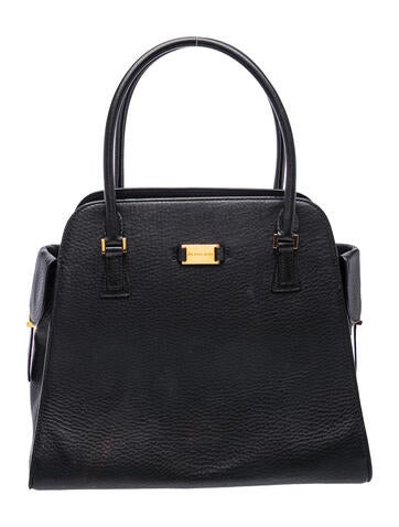 Leather Top Handle Bag