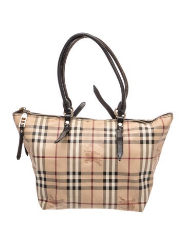 Haymarket Check Top Handle Bag