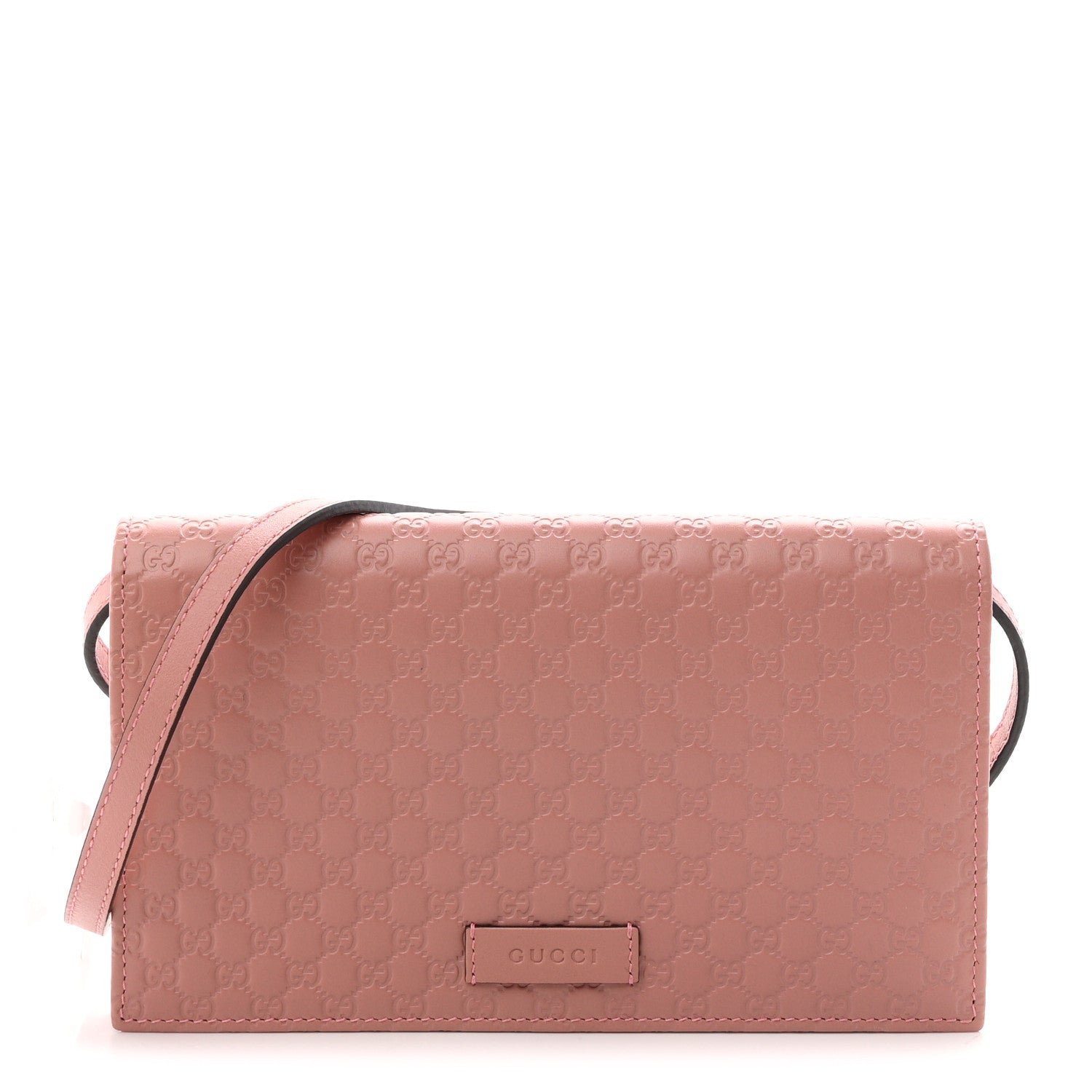 Gucci Microguccissima Crossbody Wallet Soft Pink Soft Pink