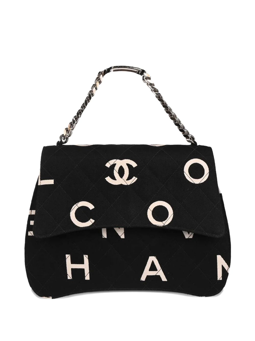 1997 chain canvas shoulder bag