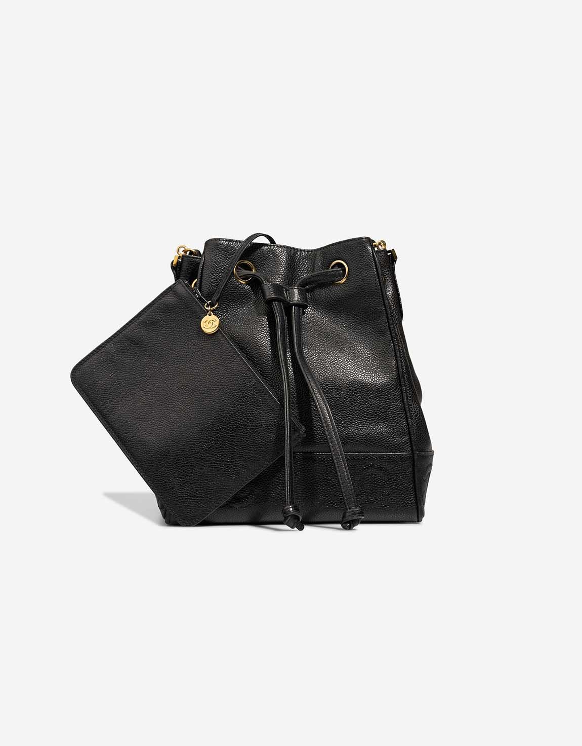 
		Drawstring Bucket Caviar Black    