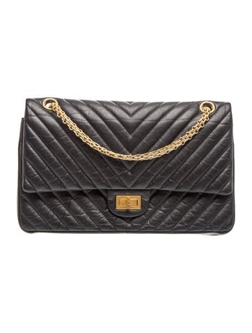 Chevron Reissue 226 Double Flap Bag