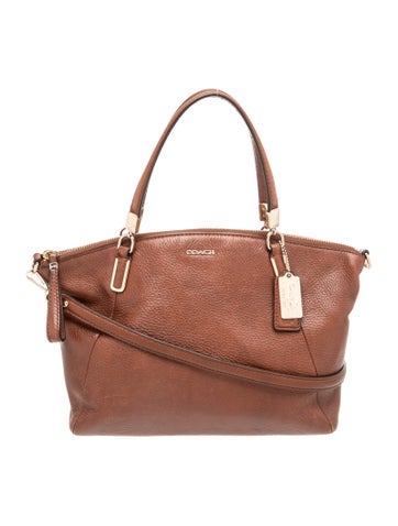 Leather Top Handle Bag