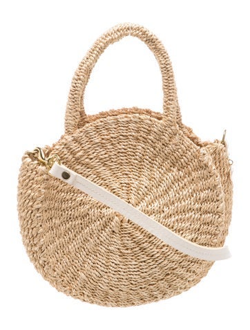 Straw Top Handle Bag