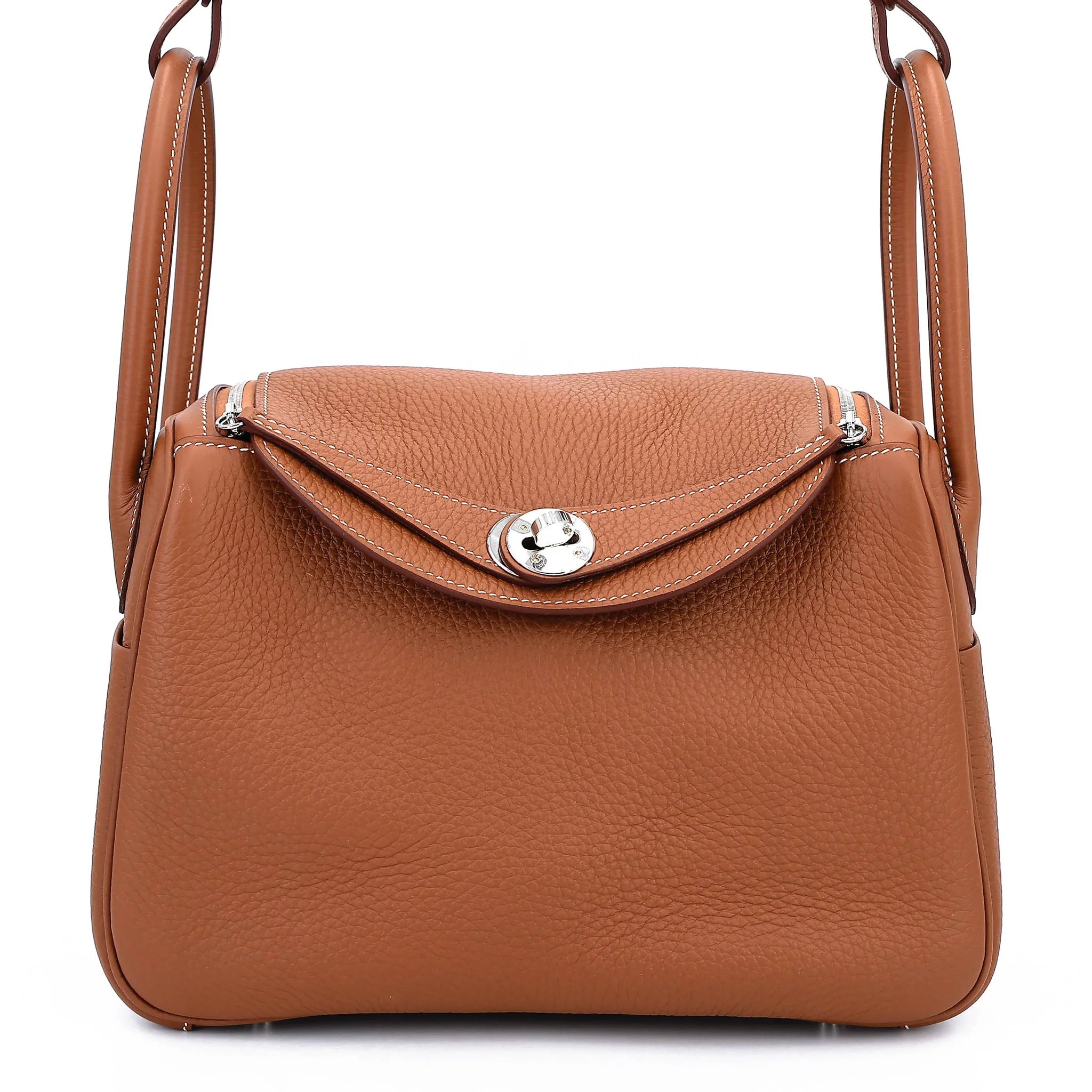 Unused ( Rank NS ) HERMÈS Lindy 26 Gold (37) Clemence Palladium hardware W (2024)