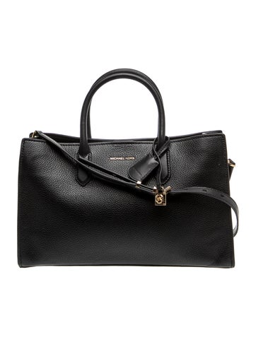Leather Top Handle Bag