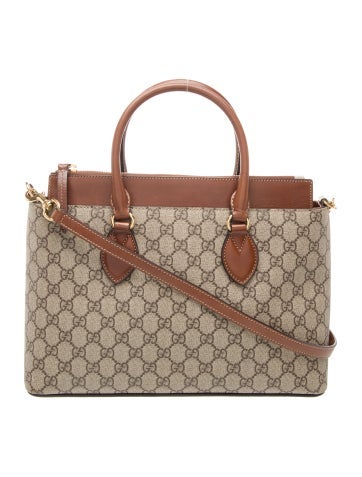 GG Supreme GG Supreme Monogram Top Tote Small
