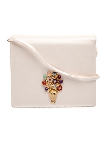 Judith Leiber Satin Crossbody Bag