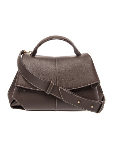 Leather Top Handle Bag w/ Tags