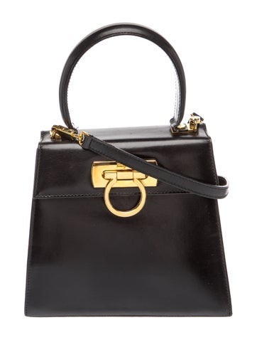 Leather Top Handle Bag